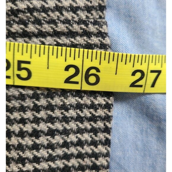 Robert Louis Womens Houndstooth Wool Blend Peacoat Driving Jacket Size L - Picture 10 of 10